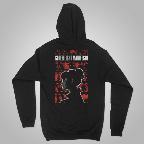 Streetlight Manifesto "The Long Summer Night Profile" Zip-Up Hoodie (Black)