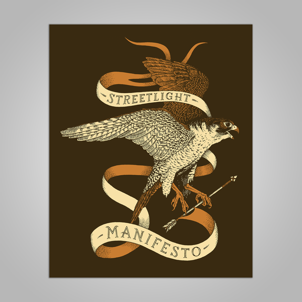 Streetlight Manifesto "Falcon" Offset Poster (2018)